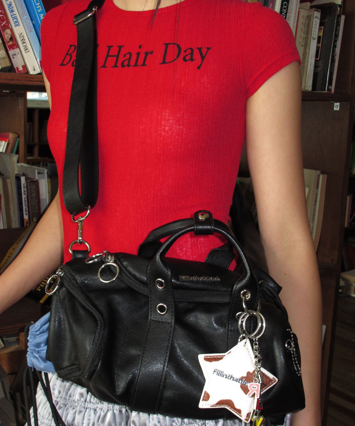 필인더블랭크(FILLINTHEBLANK) Gig 3-way Bag (leather)(black)