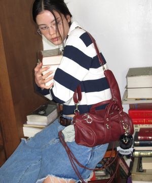 Gig 3-way Bag (leather)(burgundy)