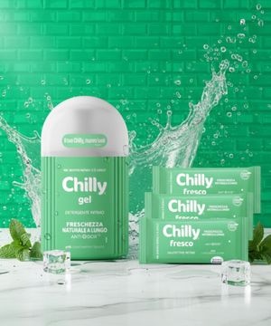 프레쉬 클린(칠리 프레쉬 젤 타입 200ml 1개  + 프레스코 티슈 65g 3개)