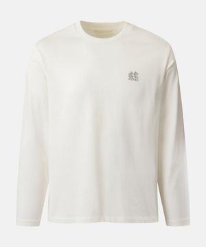 남녀공용 솟솟 그래픽 긴팔 티셔츠 TLTBX26111CRE