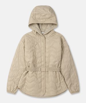 여성 키퍼 벨티드 후드 패딩 재킷 TVJJS26402GBE