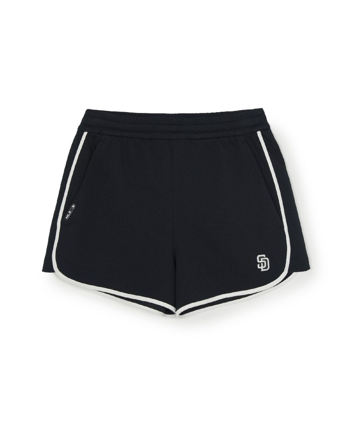 엠엘비(MLB) 여성 베이직 스몰로고 러닝 돌핀 팬츠 SD (Black)
