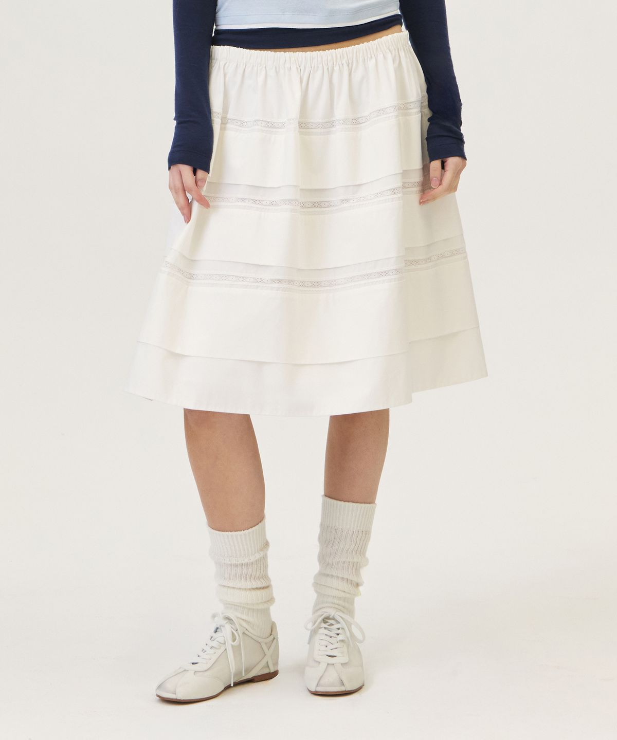 그로브(GROVE) MORIN SKIRT (WHITE)