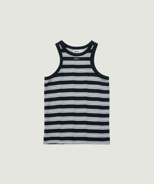 NANCY STRIPE SLEEVELESS (NAVY)