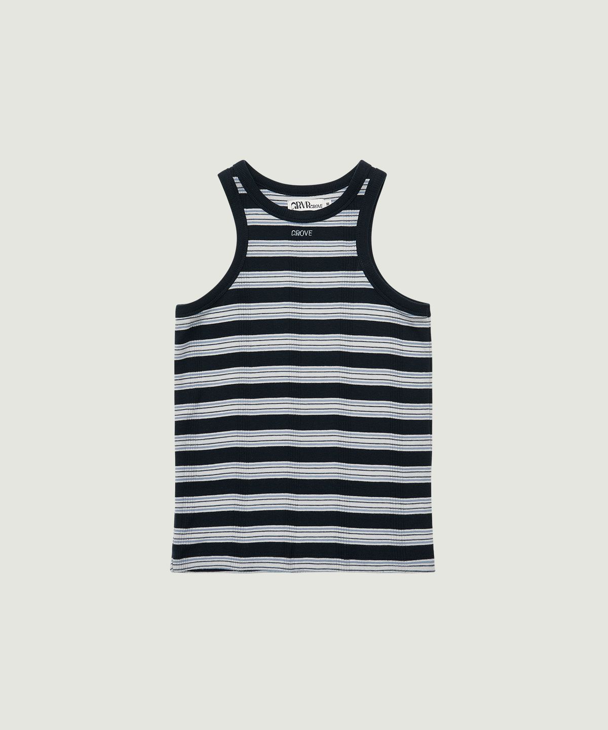 그로브(GROVE) NANCY STRIPE SLEEVELESS (NAVY)