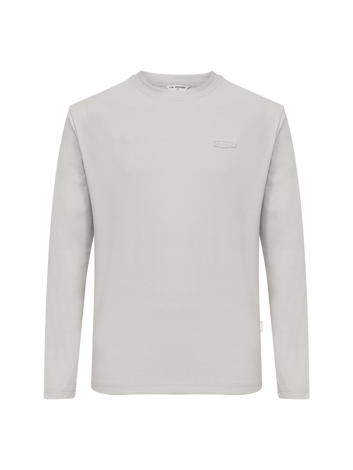 아이더(EIDER) ECRU (에크루) 남성 잠재권축 긴팔 라운드 티셔츠_Grayish BEIGE