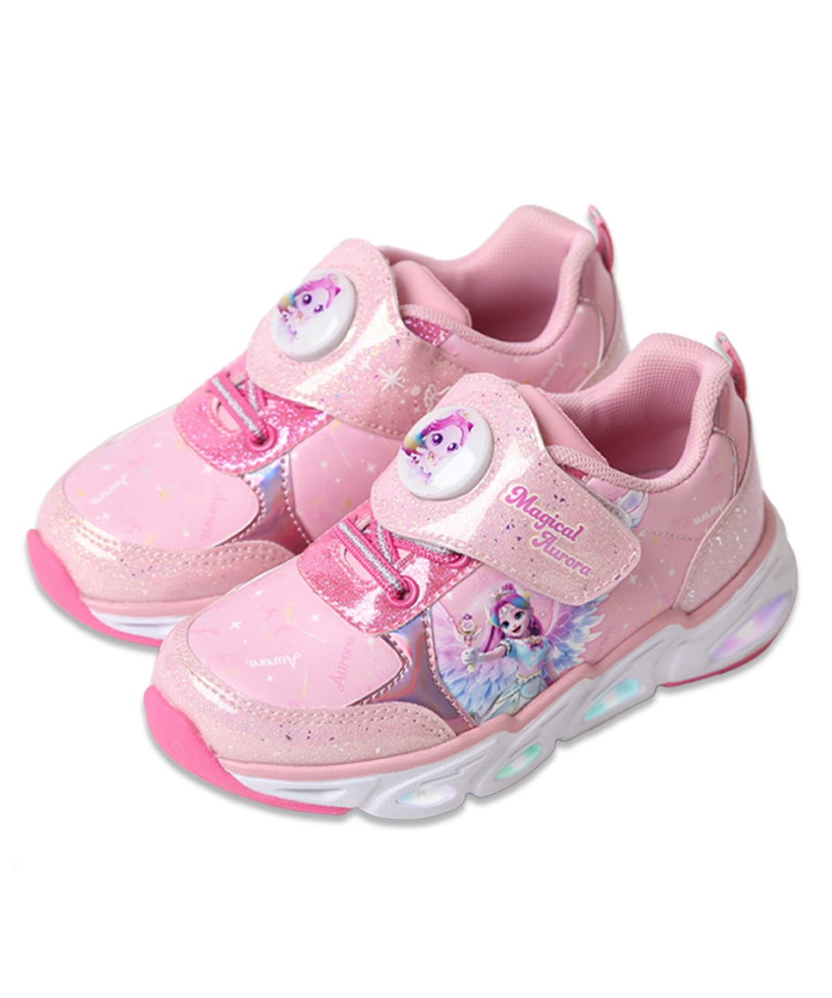 하버드슈즈 키즈(HARVARD SHOES KIDS) 캐치티니핑 프린세스 스파클 오로라 LED 운동화 여아  키즈 스니커즈