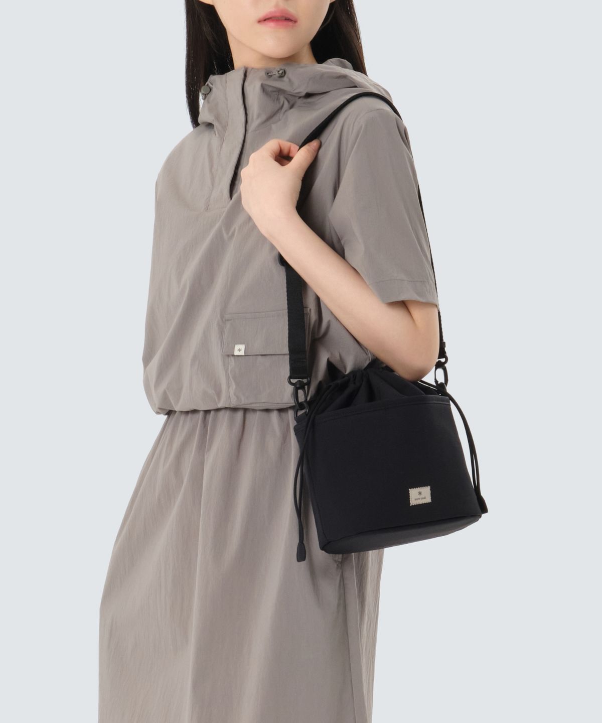 스노우피크 어패럴(SNOWPEAK APPAREL) 캠플 스몰 버킷백 2.5 (S26SWCBB16)L Black