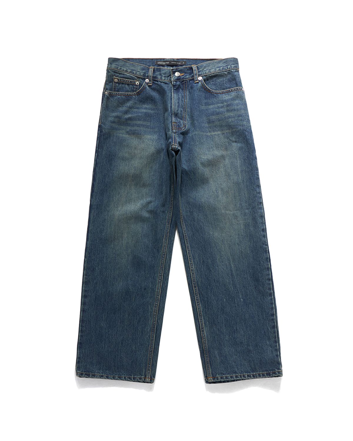 언어펙티드 에센셜(UNAFFECTED ESSENTIAL) RELAXED DENIM / MID BLUE
