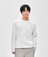 시그니처 크롭 롱 슬리브_화이트