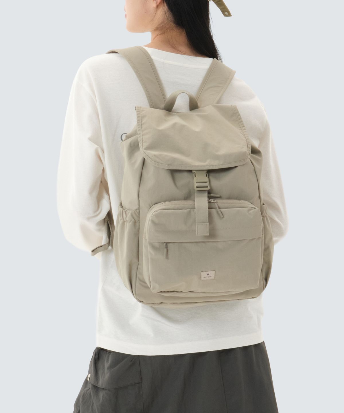 스노우피크 어패럴(SNOWPEAK APPAREL) 캠플 백팩 15L (S26ZUCBP11) Beige