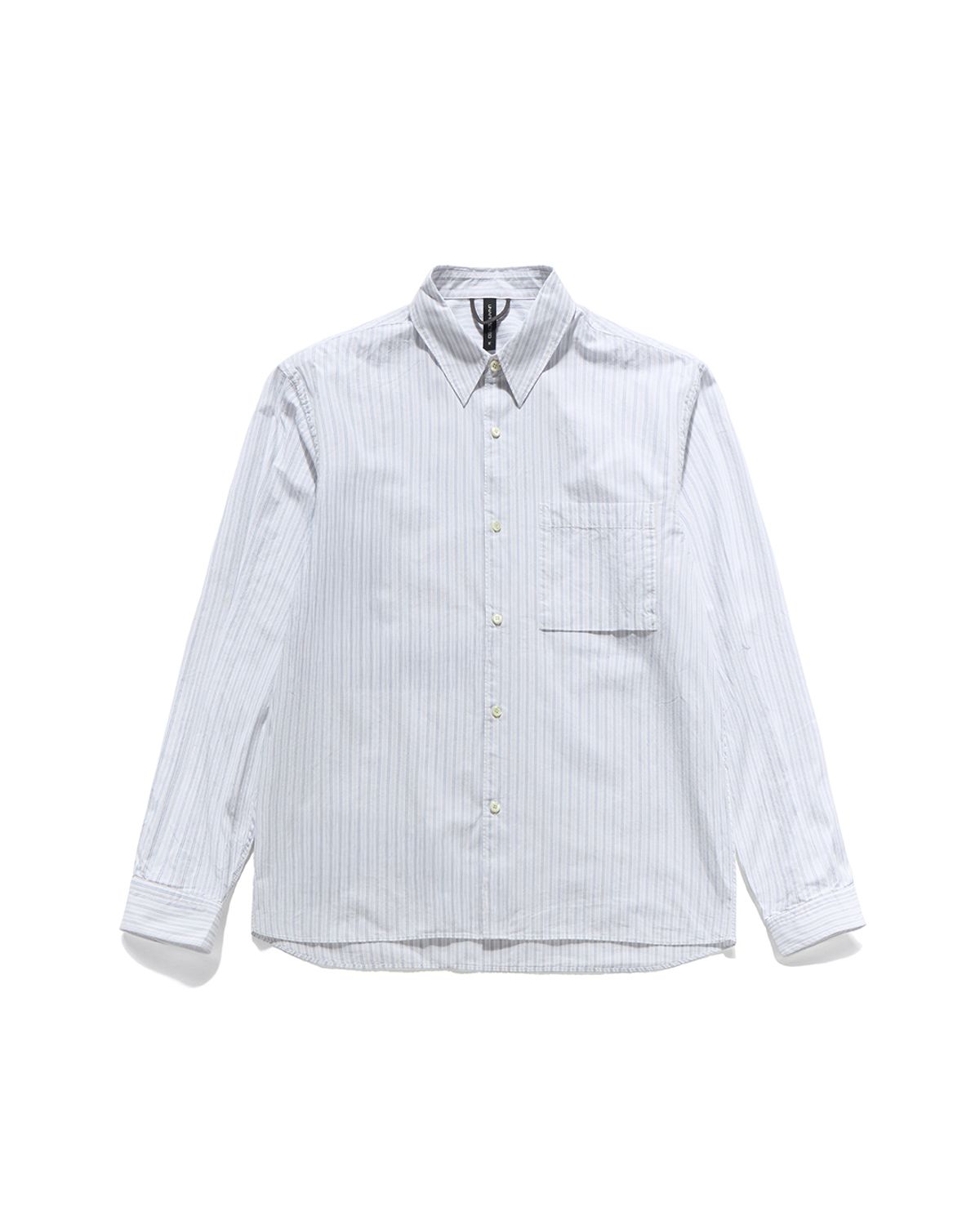 언어펙티드 에센셜(UNAFFECTED ESSENTIAL) EASY COMFORT SHIRT / WHITE & GREY STRIPE