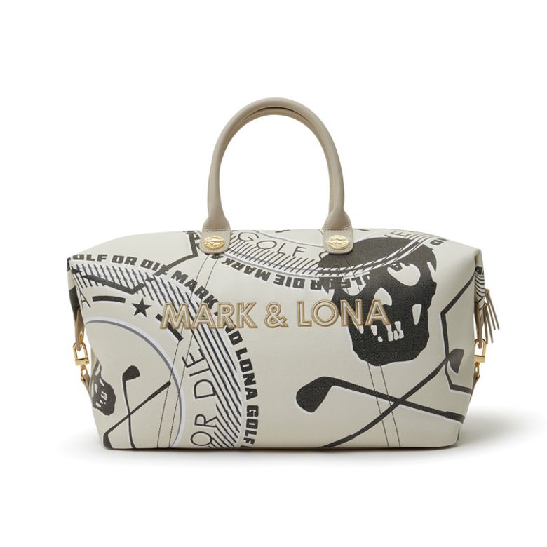 U GN BIG SKULL GRAPHIC BOSTON BAG LS1ZU11U