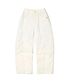 심볼 로고 나일론 와이드 벌룬 팬츠_아이보리