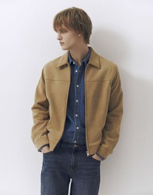 페이크 스웨이드 자켓 10076505/076505