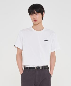 빈티지 스몰 로고 티셔츠 화이트