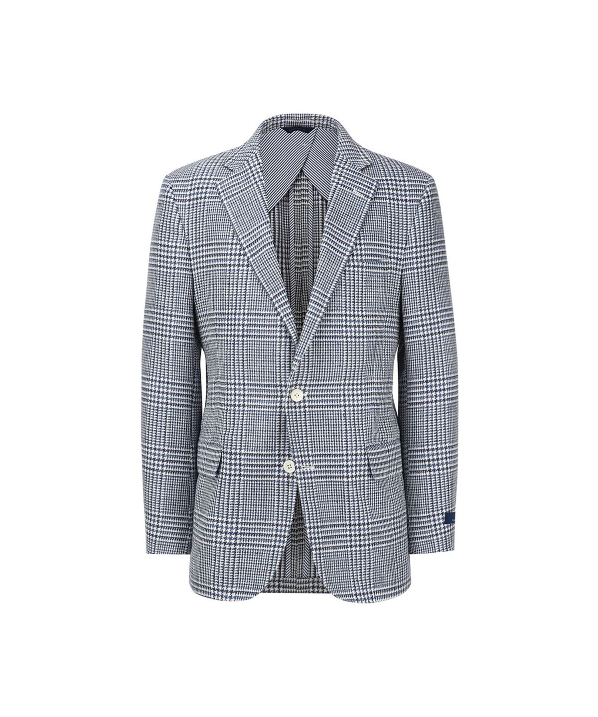 브룩스 브라더스(BROOKS BROTHERS) 클래식핏 1818 린넨 코튼 2버튼 재킷 (블루) (BBJSMM7744MES)