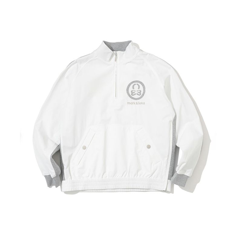 M GN PEACE MARK SWEAT HALF-ZIP LS1IC01M
