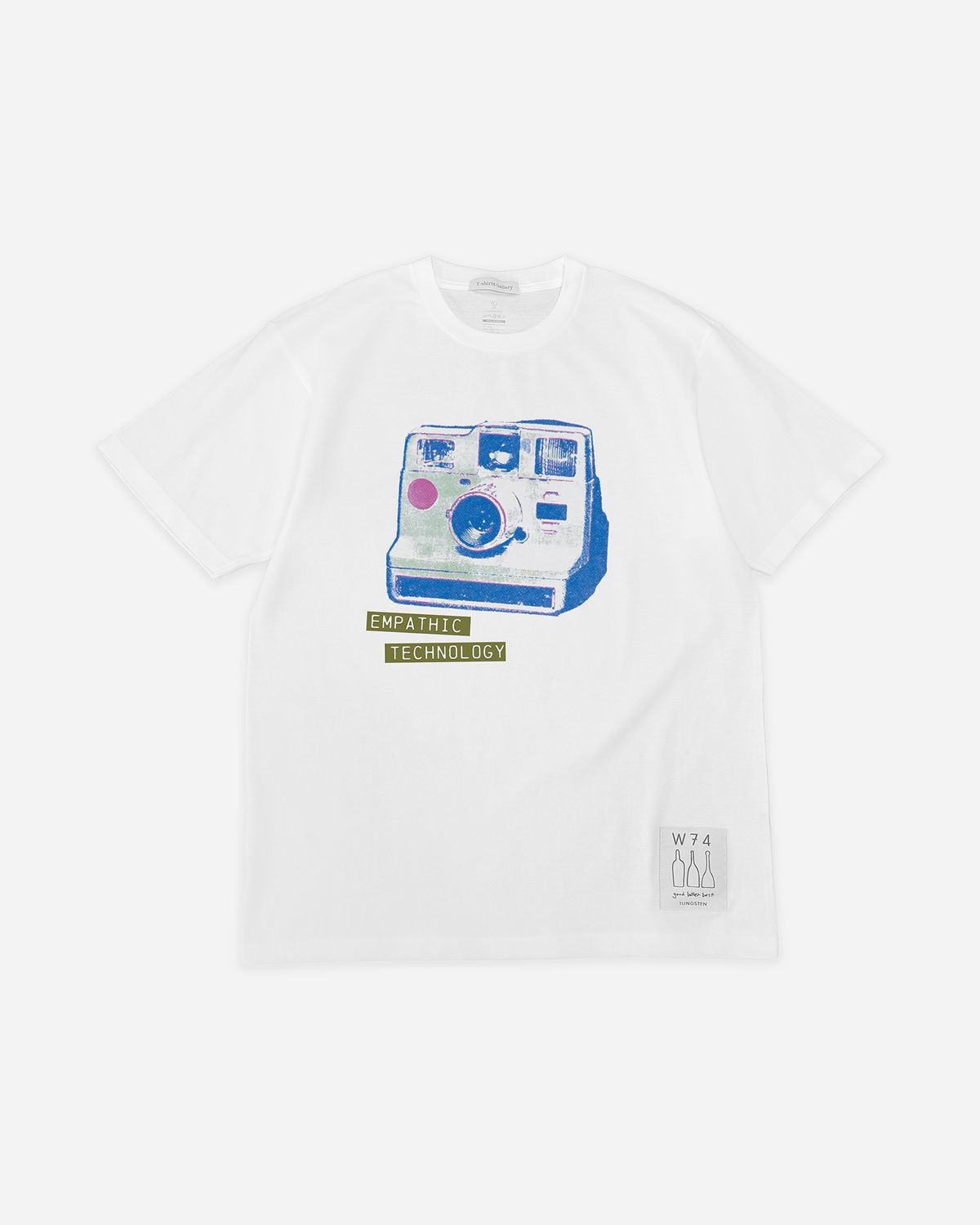 티셔츠 갤러리(TSHIRTS GALLERY) [17s FINE] Retro Empathic Technology 반팔 티셔츠 - Polaroid
