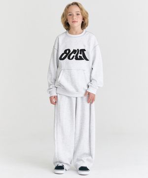 F20 특양면 크랙 웨이브맨투맨 셋업(라이트그레이)