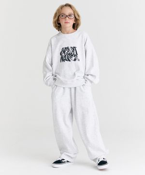 F12 특양면 트위스터 필 맨투맨 셋업 (라이트그레이)