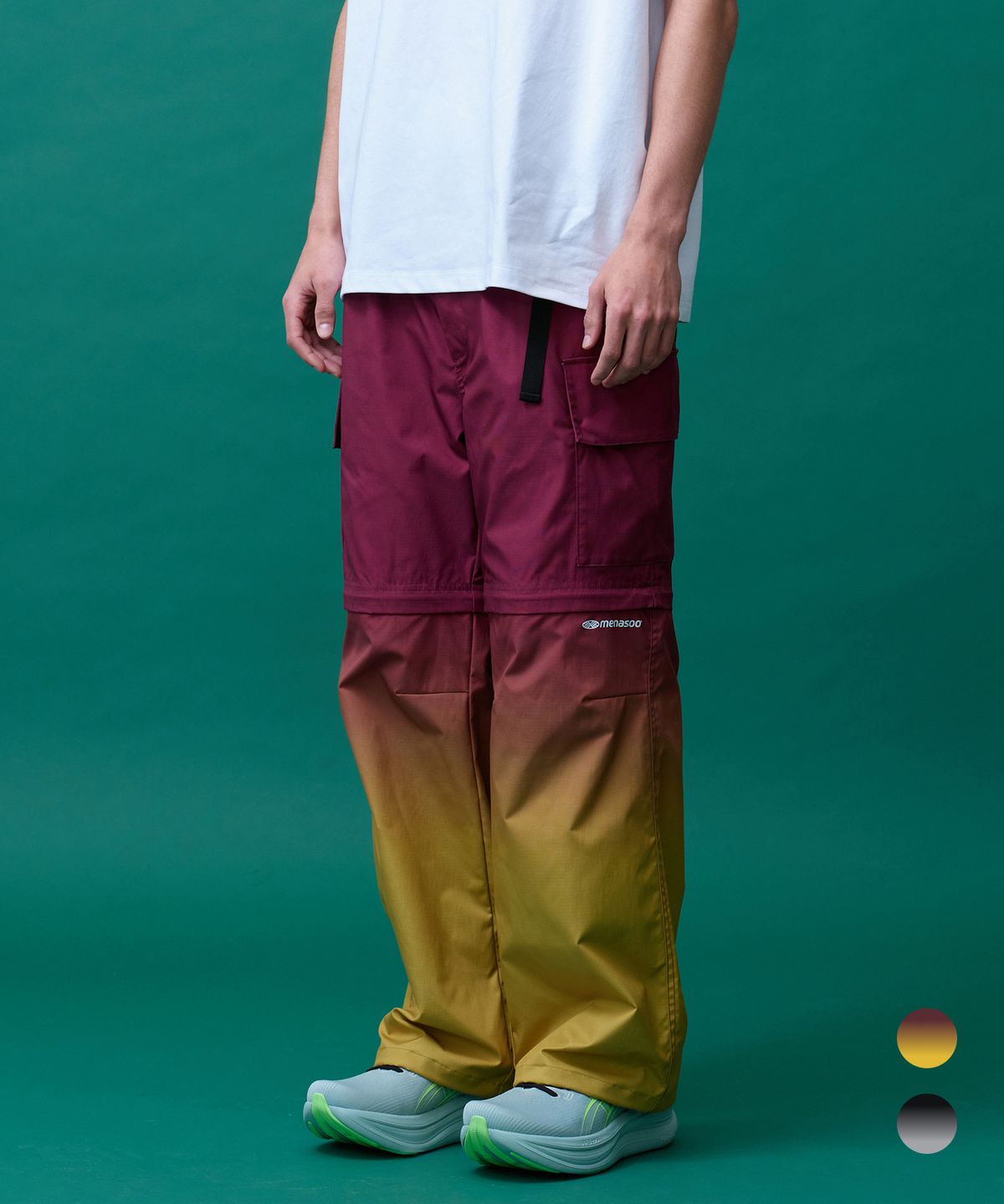 미나수(MENASOO) Gradient Convertible Hiking Pants