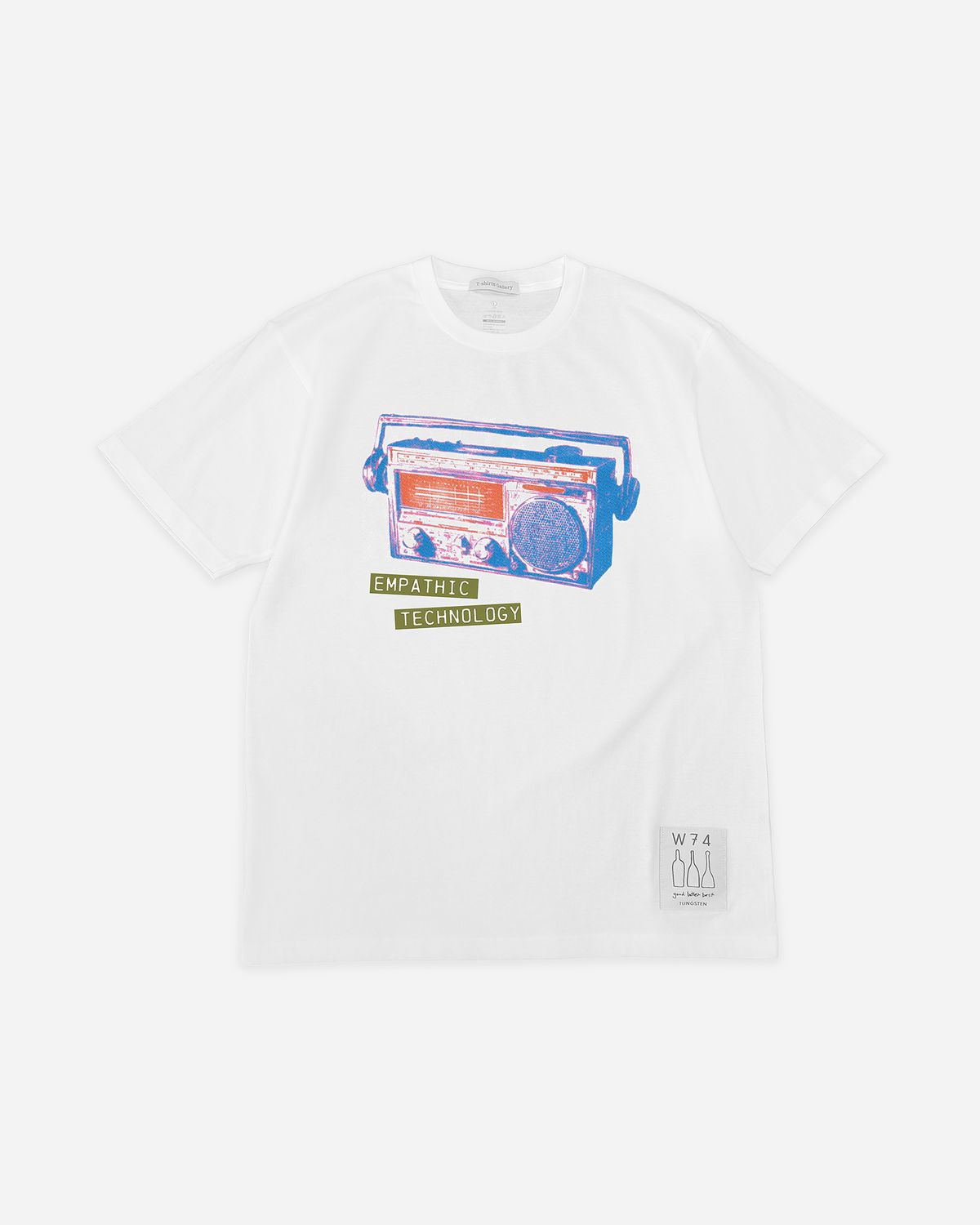 티셔츠 갤러리(TSHIRTS GALLERY) [17s FINE] Retro Empathic Technology 반팔 티셔츠 - Radio