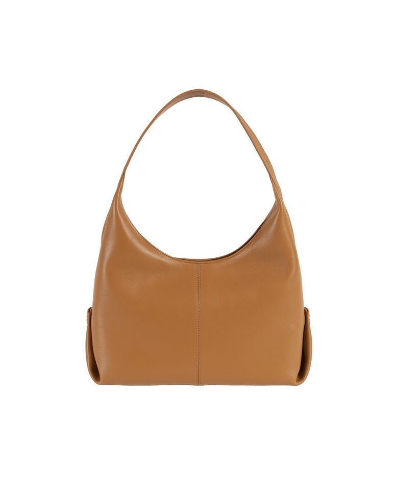 SIAC3076 Lambskin Flow Bag M_Camel