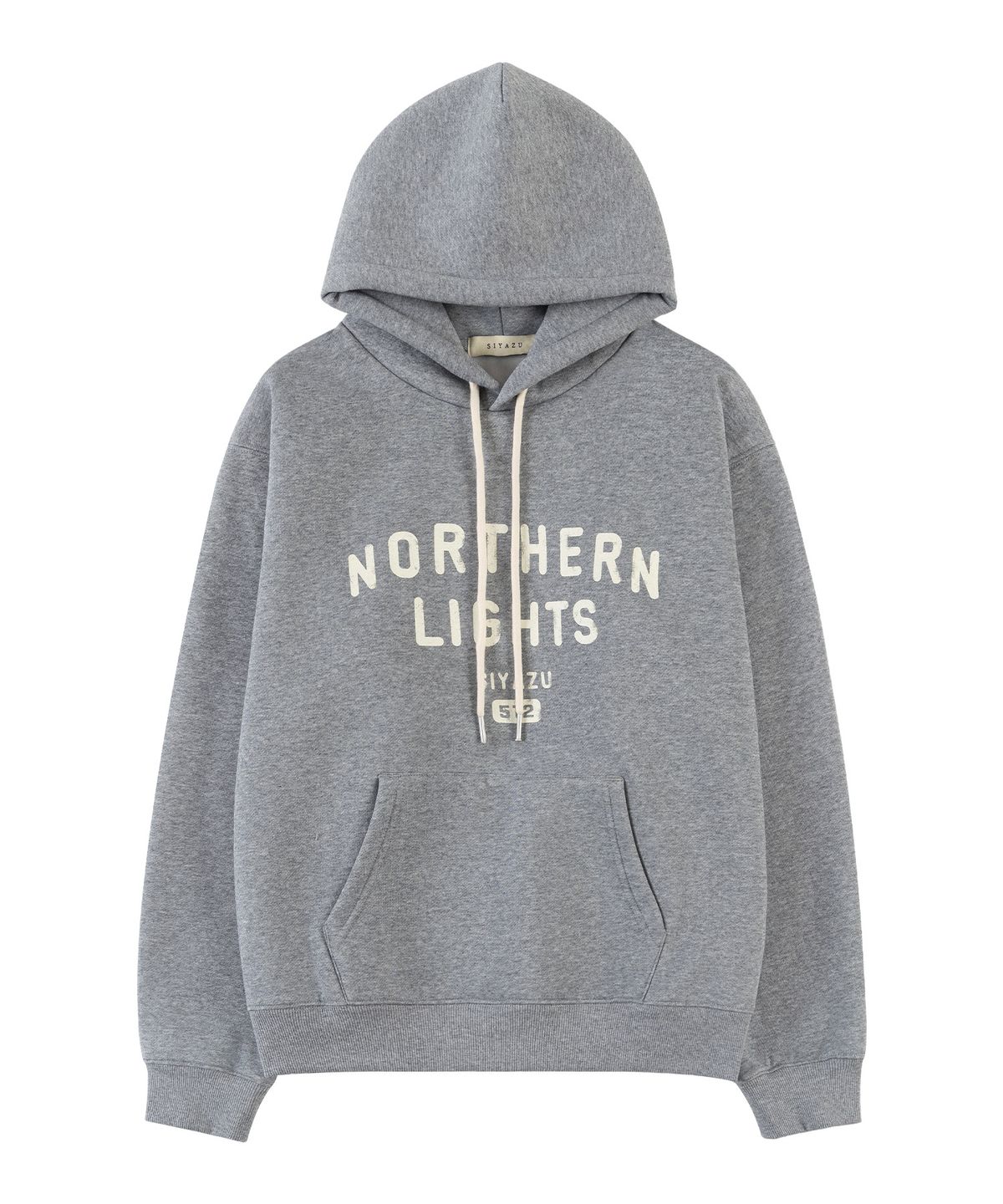 시야쥬(SIYAZU) SITP5251 NORTHERN LIGHTS 기모 후드티_Melange gray
