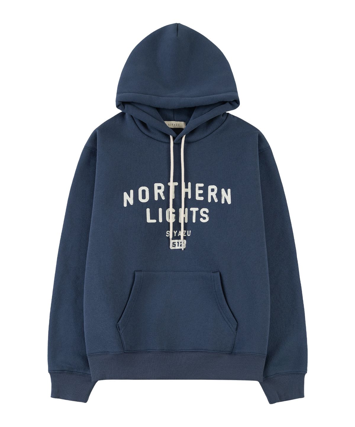 시야쥬(SIYAZU) SITP5251 NORTHERN LIGHTS 기모 후드티_Navy