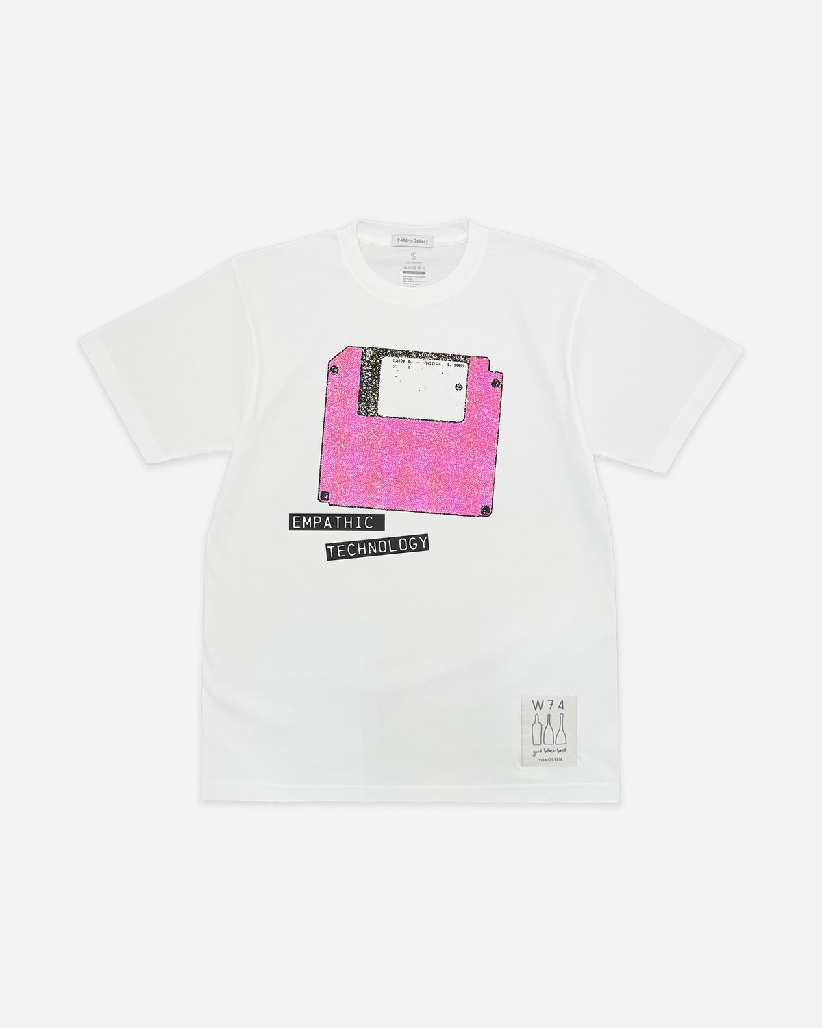 티셔츠 갤러리(TSHIRTS GALLERY) [17s FINE] Retro Empathic Technology 반팔 티셔츠 - Floppy Disk