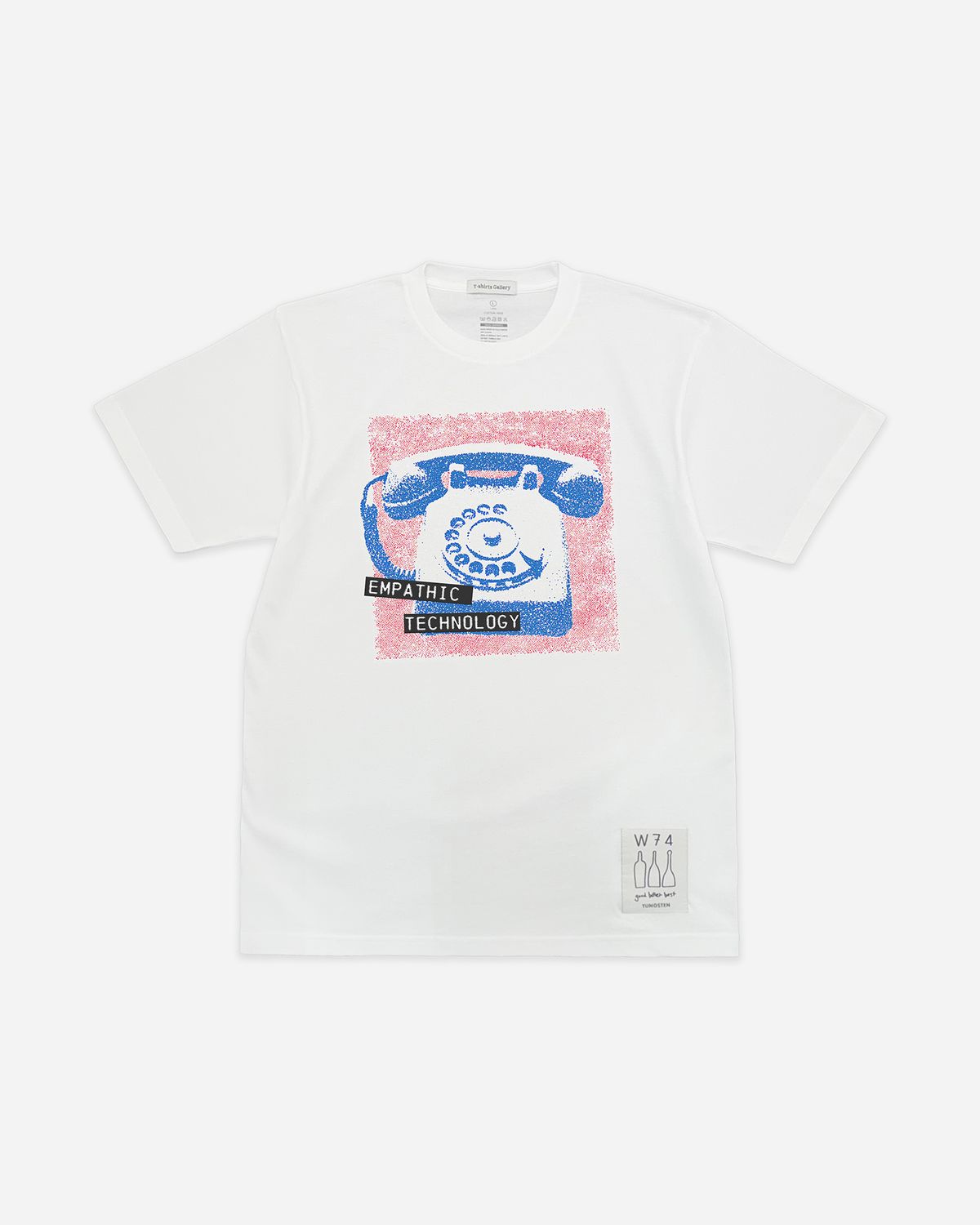 티셔츠 갤러리(TSHIRTS GALLERY) [17s FINE] Retro Empathic Technology 반팔 티셔츠 - Dial Phone