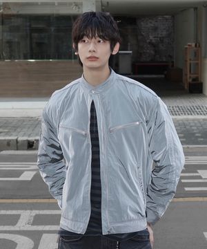 LIGHT-WEIGHT RIDER JACKET LIGHT GRAY