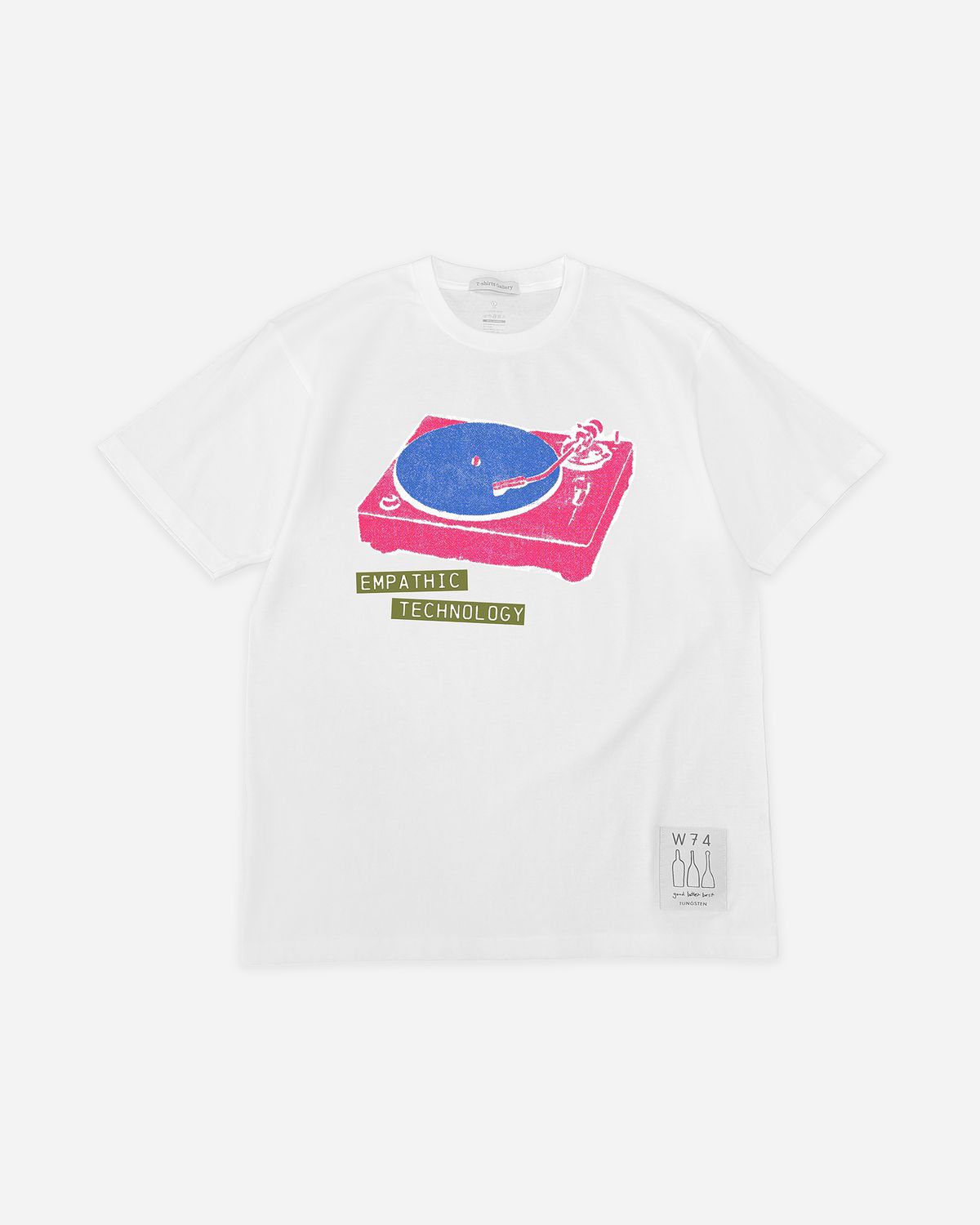 티셔츠 갤러리(TSHIRTS GALLERY) [17s FINE] Retro Empathic Technology 반팔 티셔츠 - LP Player
