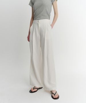 WAIST STRAP PANTS (WHITE)