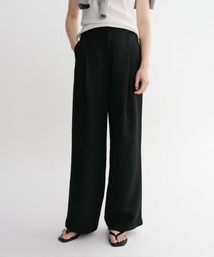 WAIST STRAP PANTS (BLACK)