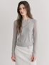 Ribbed Layered T-Shirt SET, Light Grey