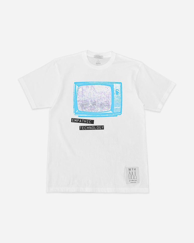 [17s FINE] Retro Empathic Technology 반팔 티셔츠 - CRT TV
