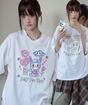 UV 데이포유 반팔티 화이트