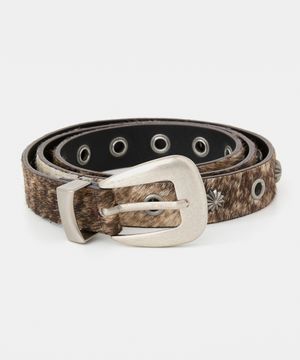 카우하이드 콘초 아일렛 송치 벨트 브라운