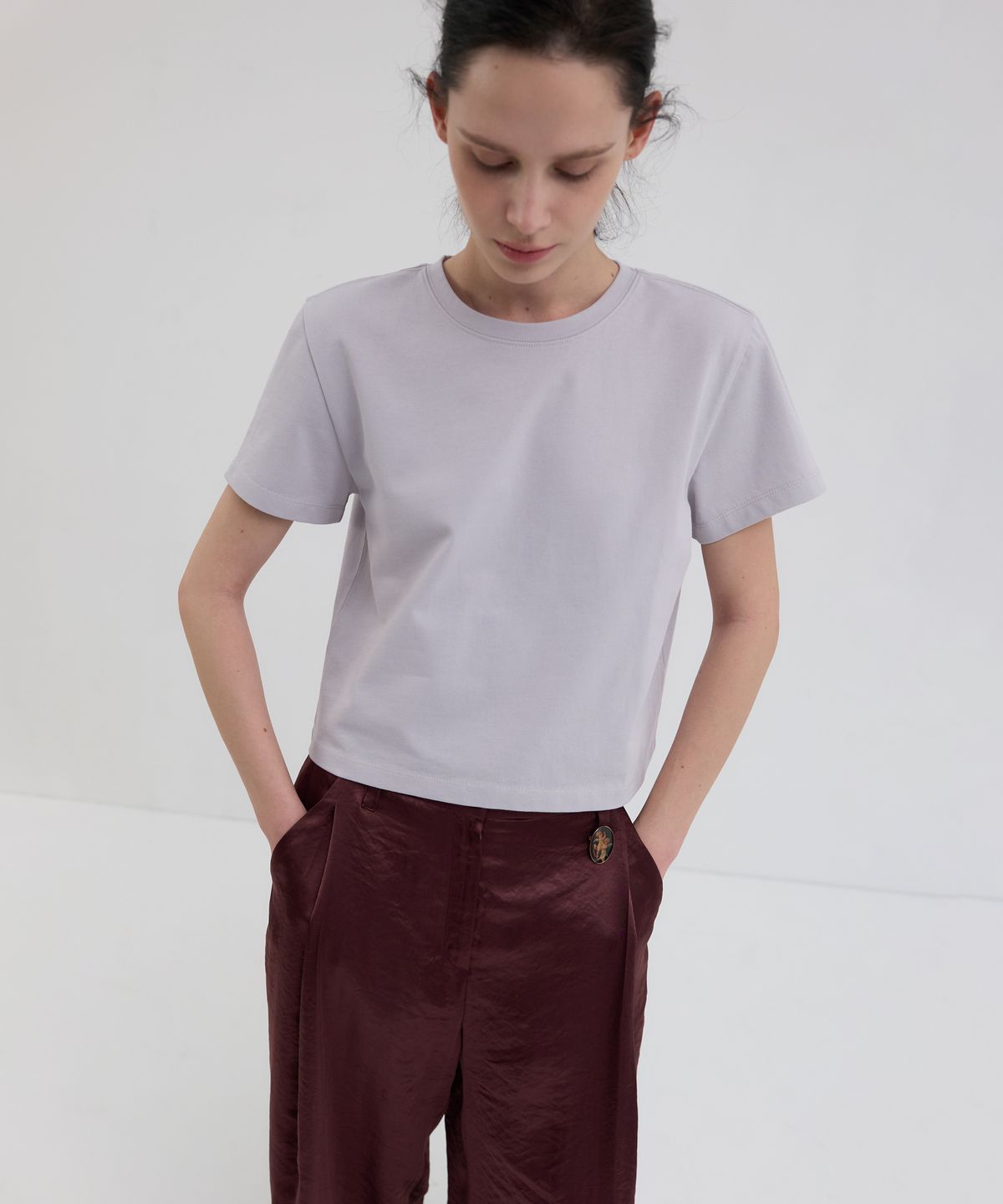 오버듀플레어(OVERDUEFLAIR) OF CLASSIC T-SHIRT_MID GREY