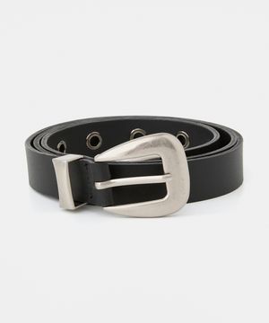 카우하이드 아일렛 벨트 블랙