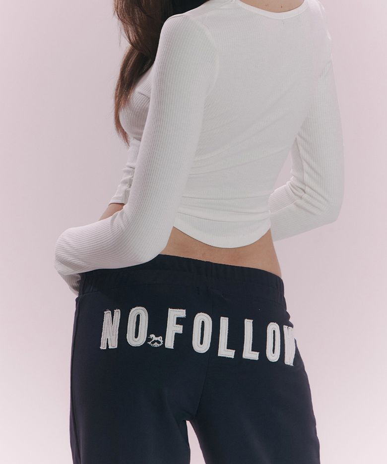 Dorothy Logo Patch  Pants (Navy)