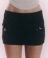 Karena Side Pocket Mini Skirt (Black)