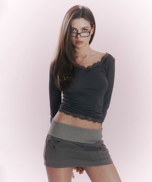 Karena Side Pocket Mini Skirt (Sand Grey)