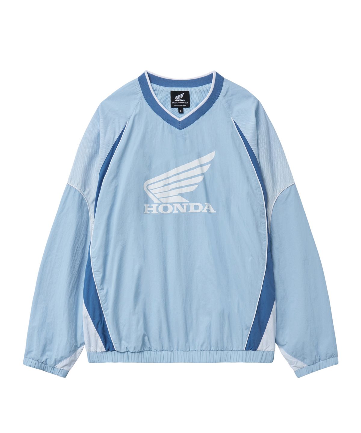핍스 모터사이클(PHYPS MOTORCYCLE) Speed Track nylon Long sleeve Light Blue
