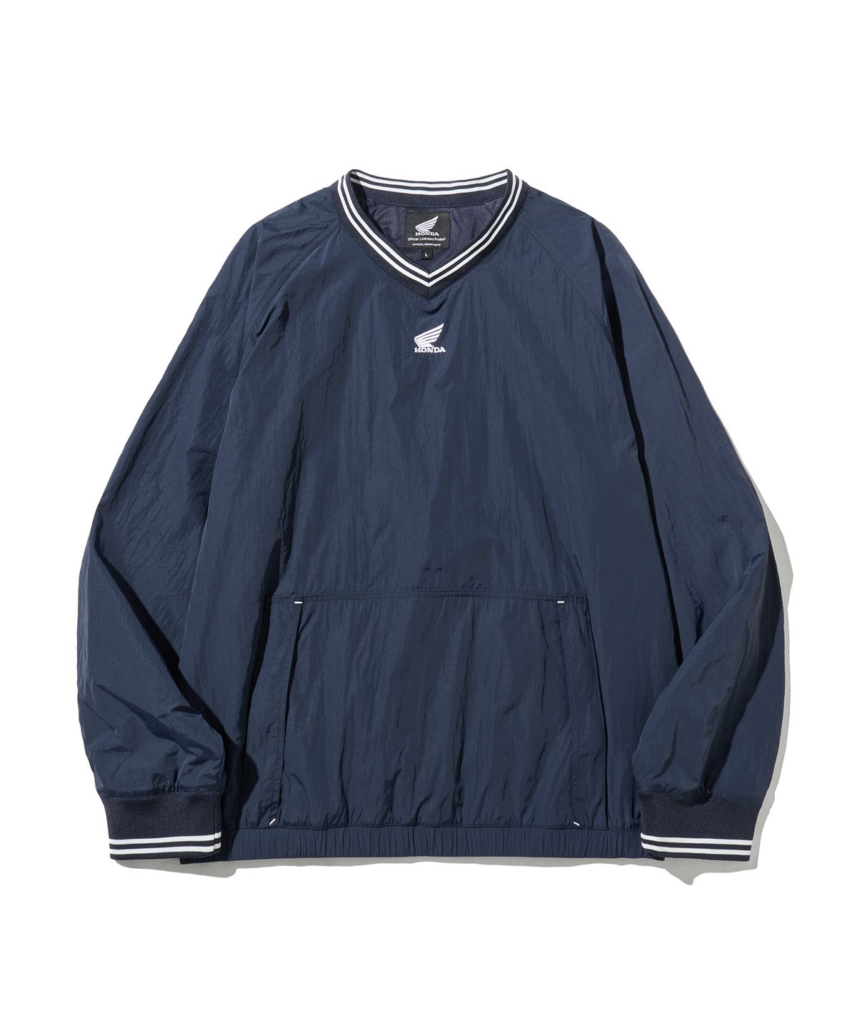 핍스 모터사이클(PHYPS MOTORCYCLE) Basic nylon Pocket Long Sleeve Navy