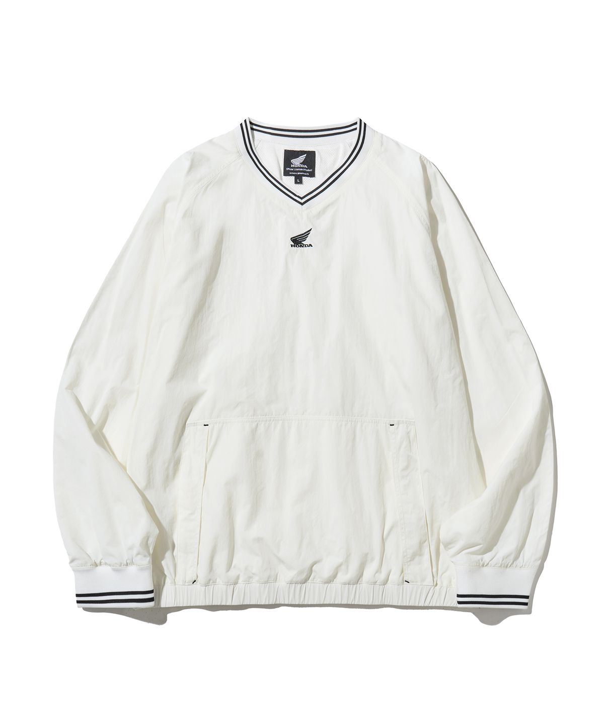 핍스 모터사이클(PHYPS MOTORCYCLE) Basic nylon Pocket Long Sleeve Ivory