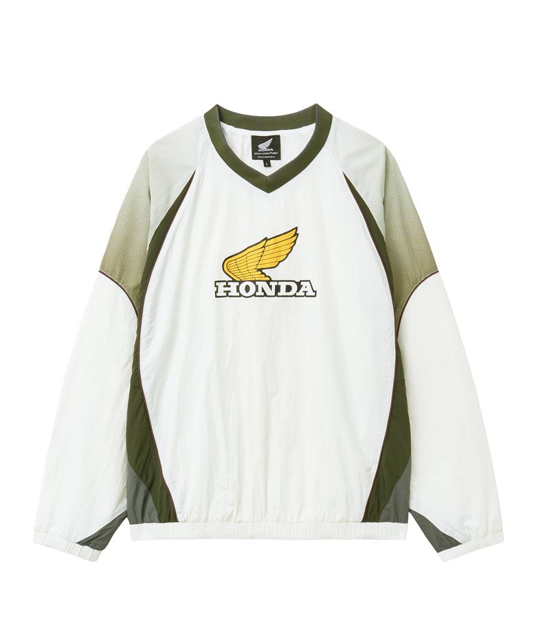 Vintage Logo Speed Track nylon Long Sleeve Ivory
