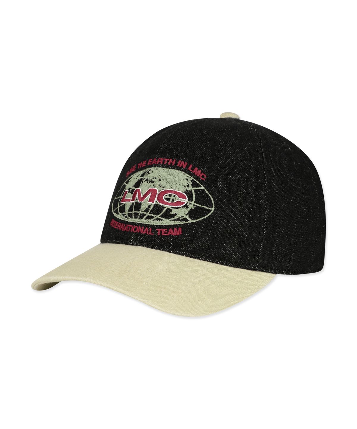 엘엠씨(LMC) EARTH LOGO VINTAGE DENIM CAP black